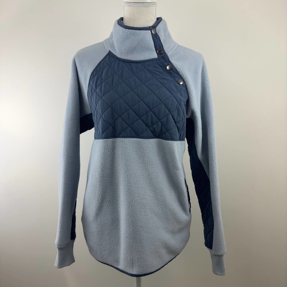 Abercrombie &‎ Fitch fleece blue pullover